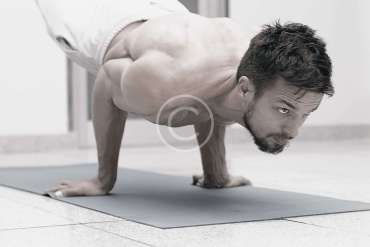 How to do a side crow pose in yoga